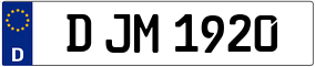 Truck License Plate